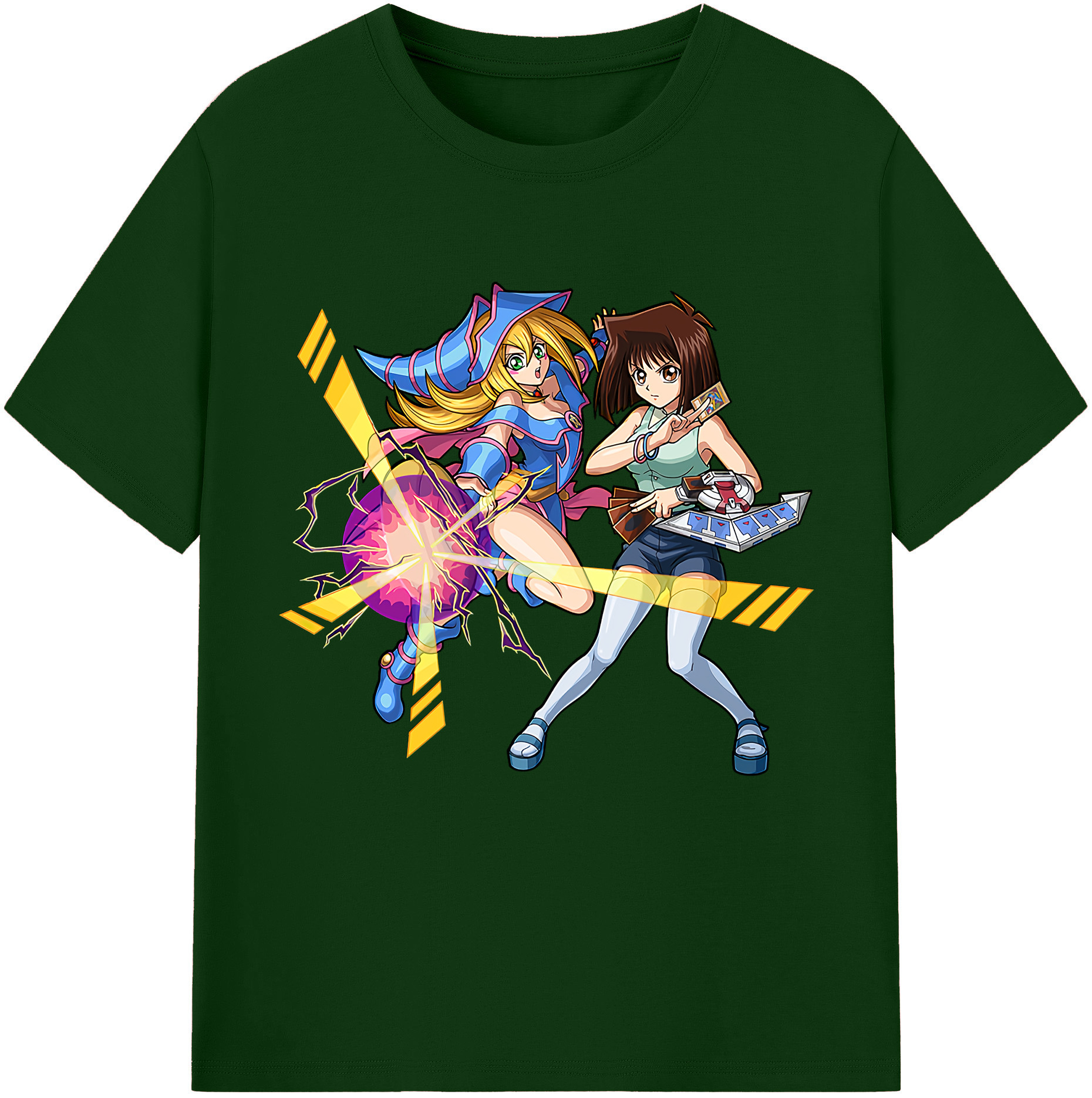 （画像用） 遊☆戯☆王 Yu-Gi-Oh! 綿100％半袖Tシャツ（フロントプリント）